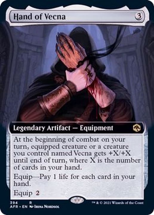 EX+](FOIL)(フルアート)ハンド・オヴ・ヴェクナ/Hand of Vecna《英語