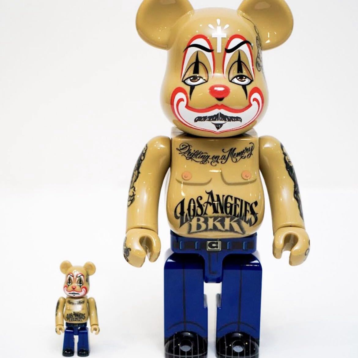 海外限定 mr mister cartoon x BE@RBRICK medicom toy ベアブリック
