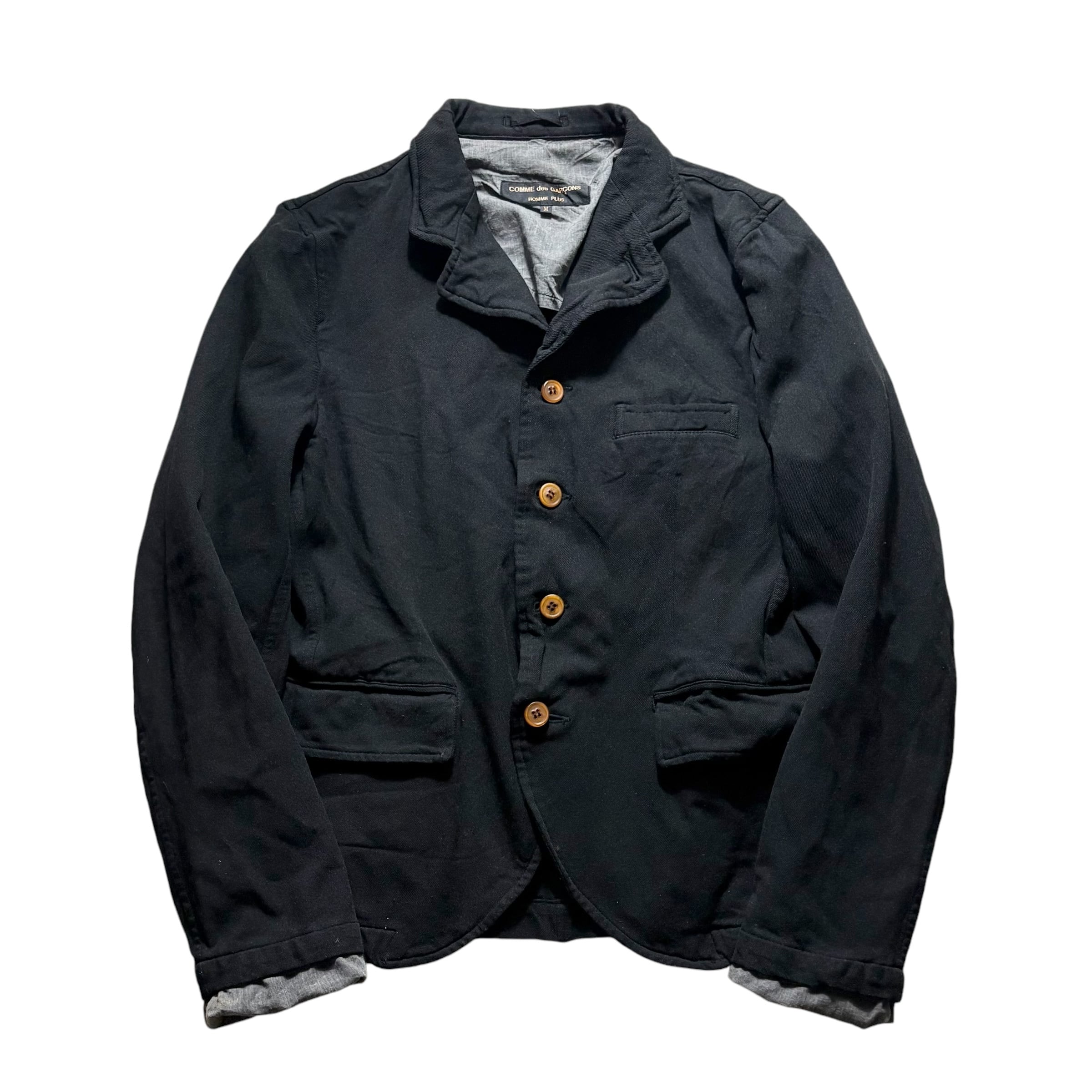 2004AW COMME des GARCONS HOMME PLUS fulling polyester tailored