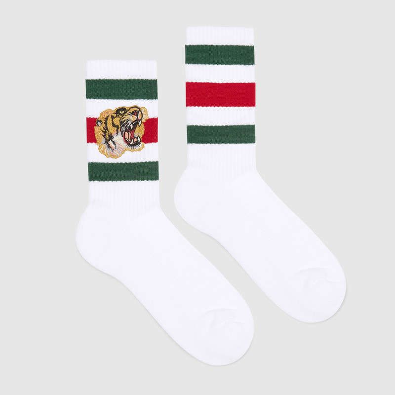 GUCCI】 完売必至☆メンズ☆タイガーソックス（全2色） (GUCCI/靴下