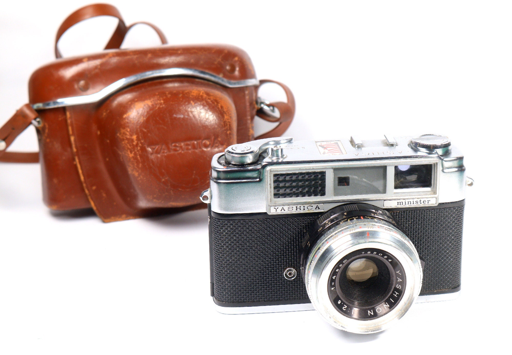 Yashica Minister II 35mm Film Camera, C.1950s- Rare, Good, Clean