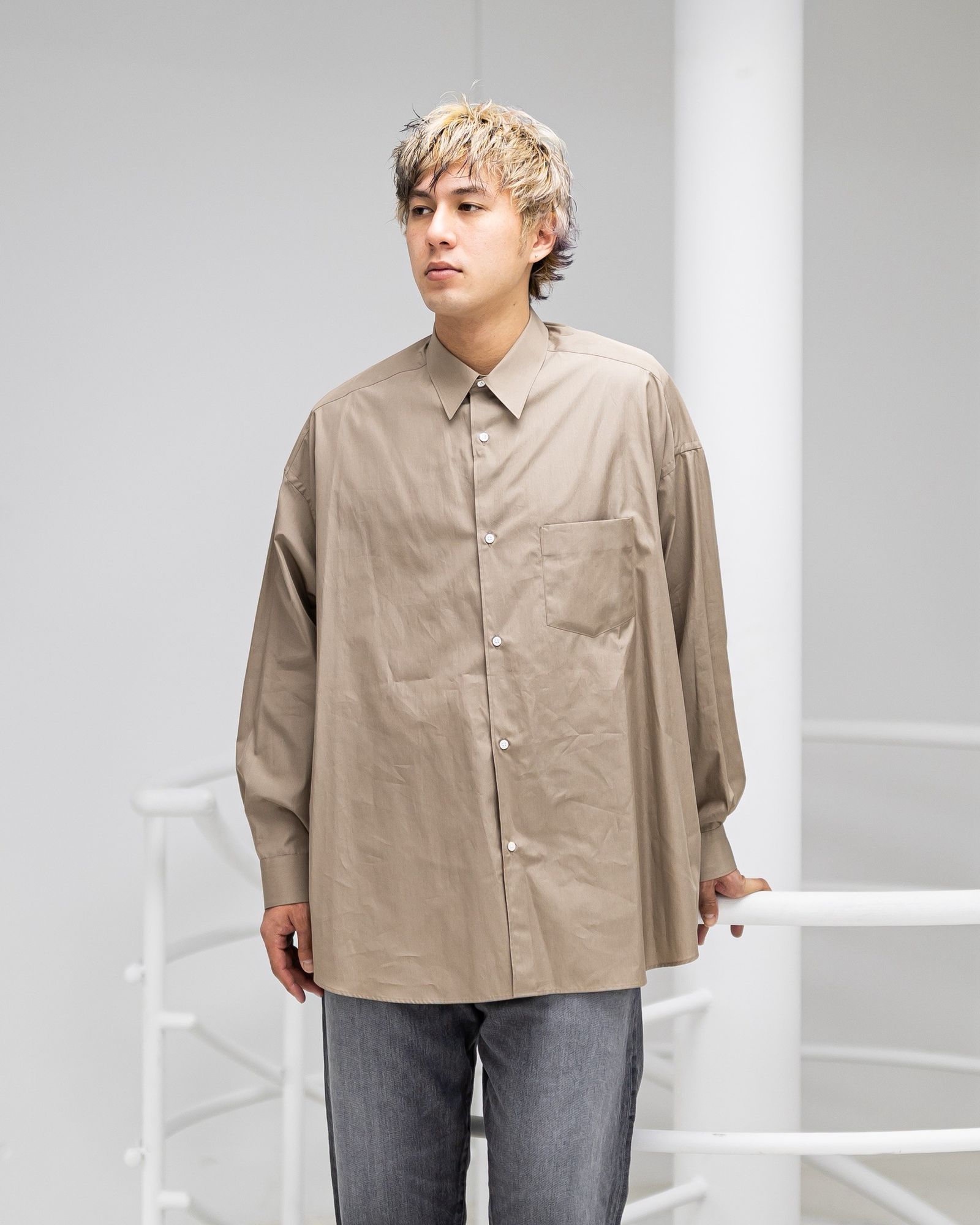 Graphpaper ALUMO for GP L/S Oversized Regular Collar Shirt 1月31日