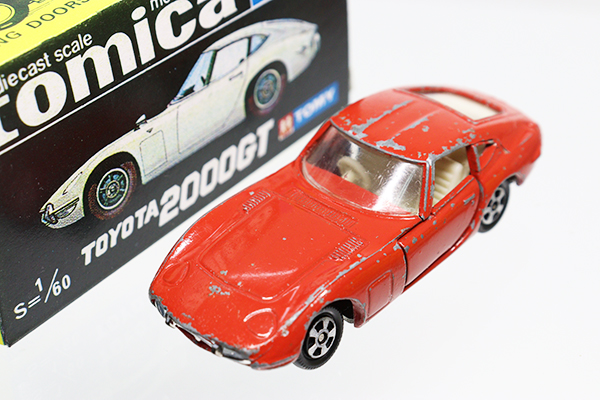 ミニカーショップ ケンボックス トミカ 黒箱☆5☆トヨタ2000GT(赤)(1A