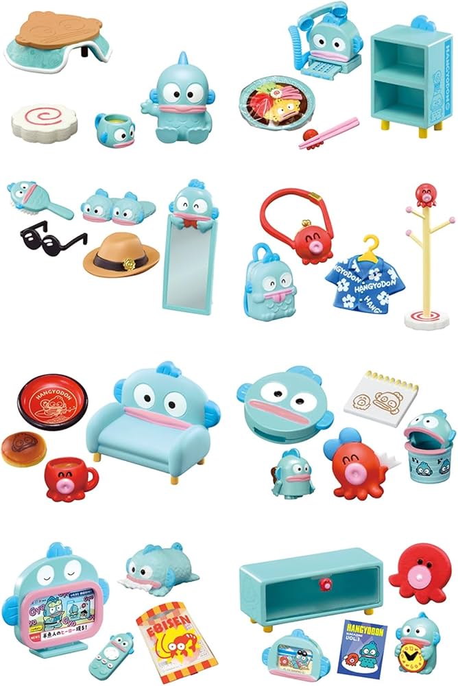 Amazon.co.jp: リーメント サンリオ HANGYODON ROOM 1BOX 約H115×W70