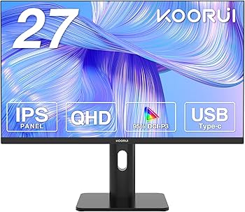 Amazon.co.jp: KOORUI 27インチ モニター 27N4Q pcモニター