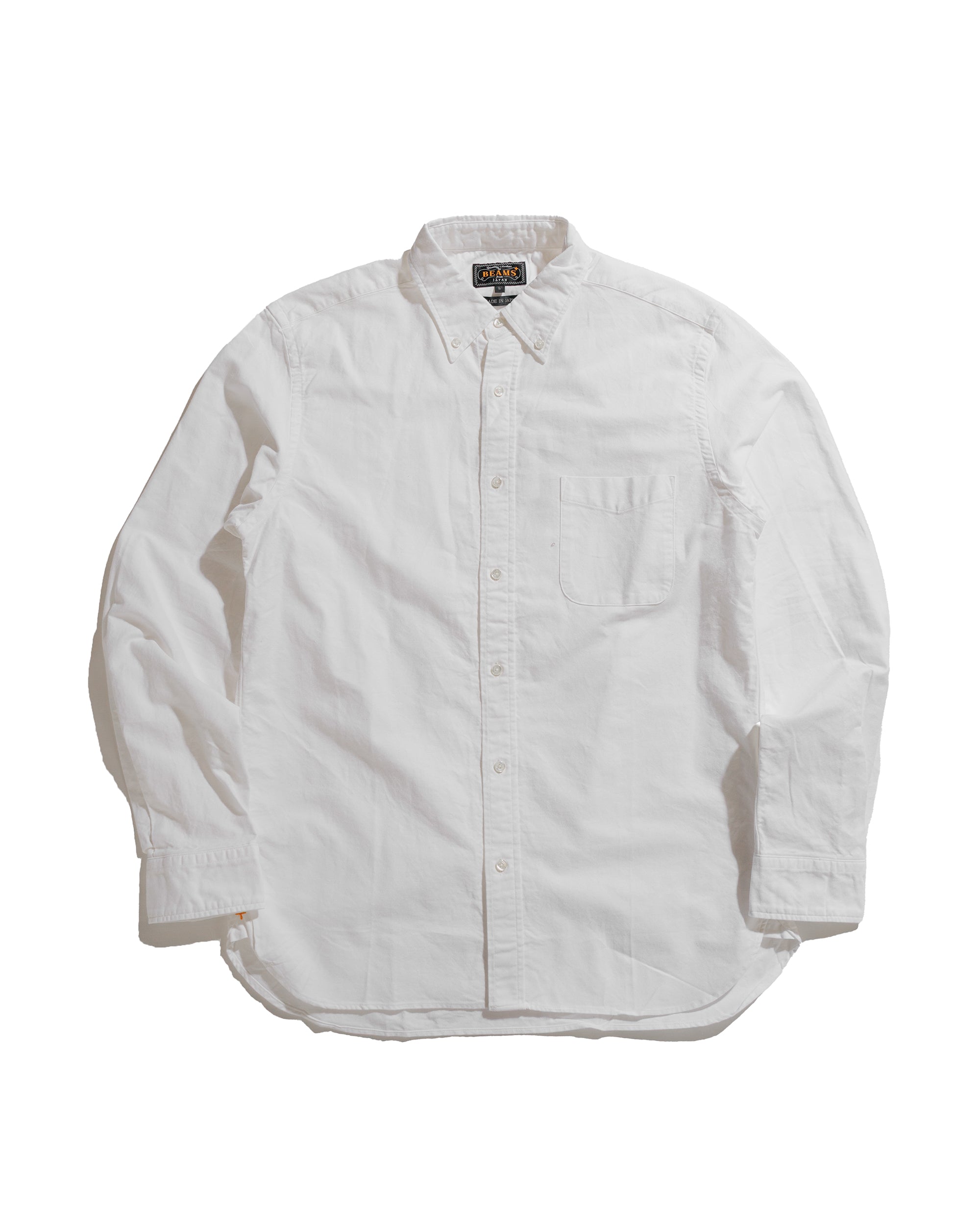Beams Plus B.D. Oxford White
