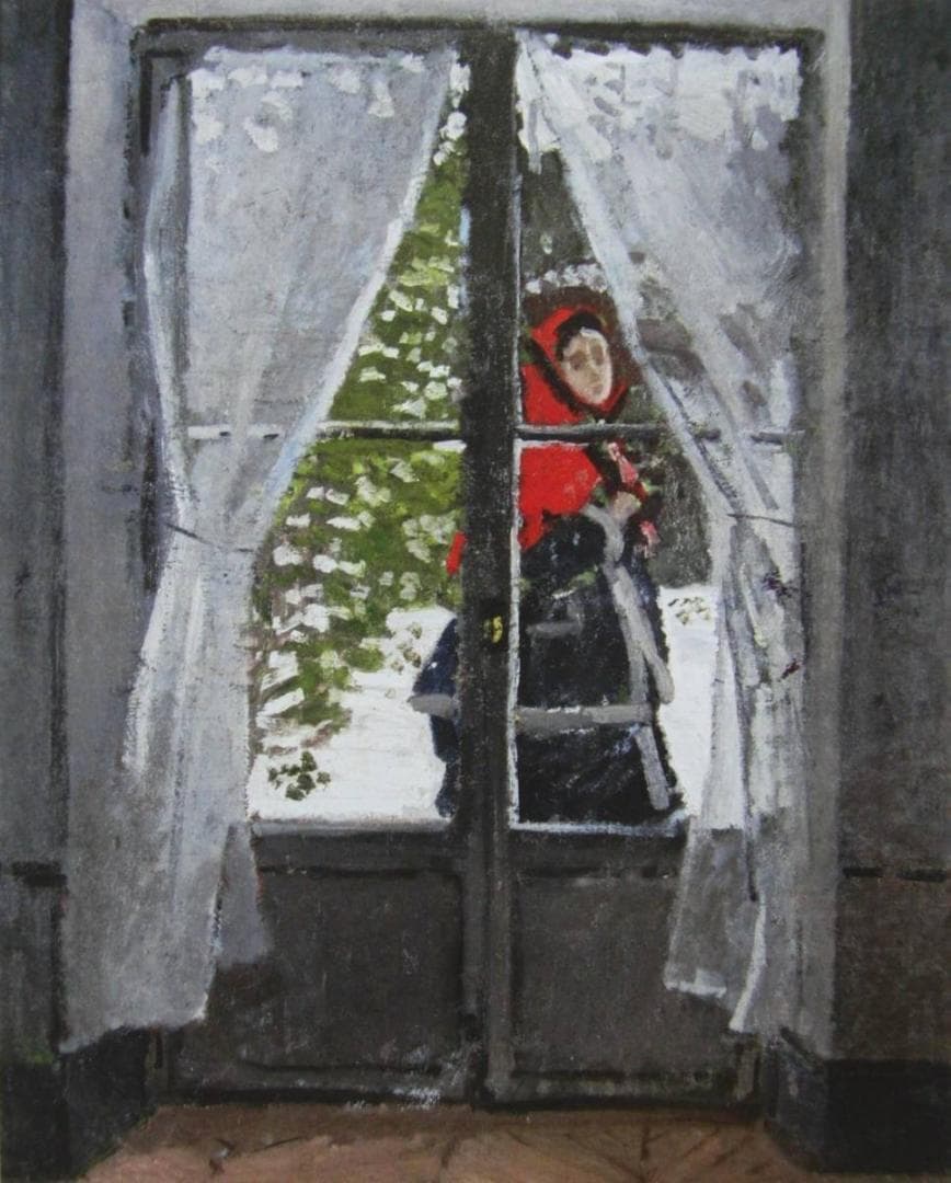 クロード・モネ、「The Red Hod-Madame Monet」、厳選 ファイル:Claude Monet-Madame Monet en costume japonais.jpg - Wikipedia