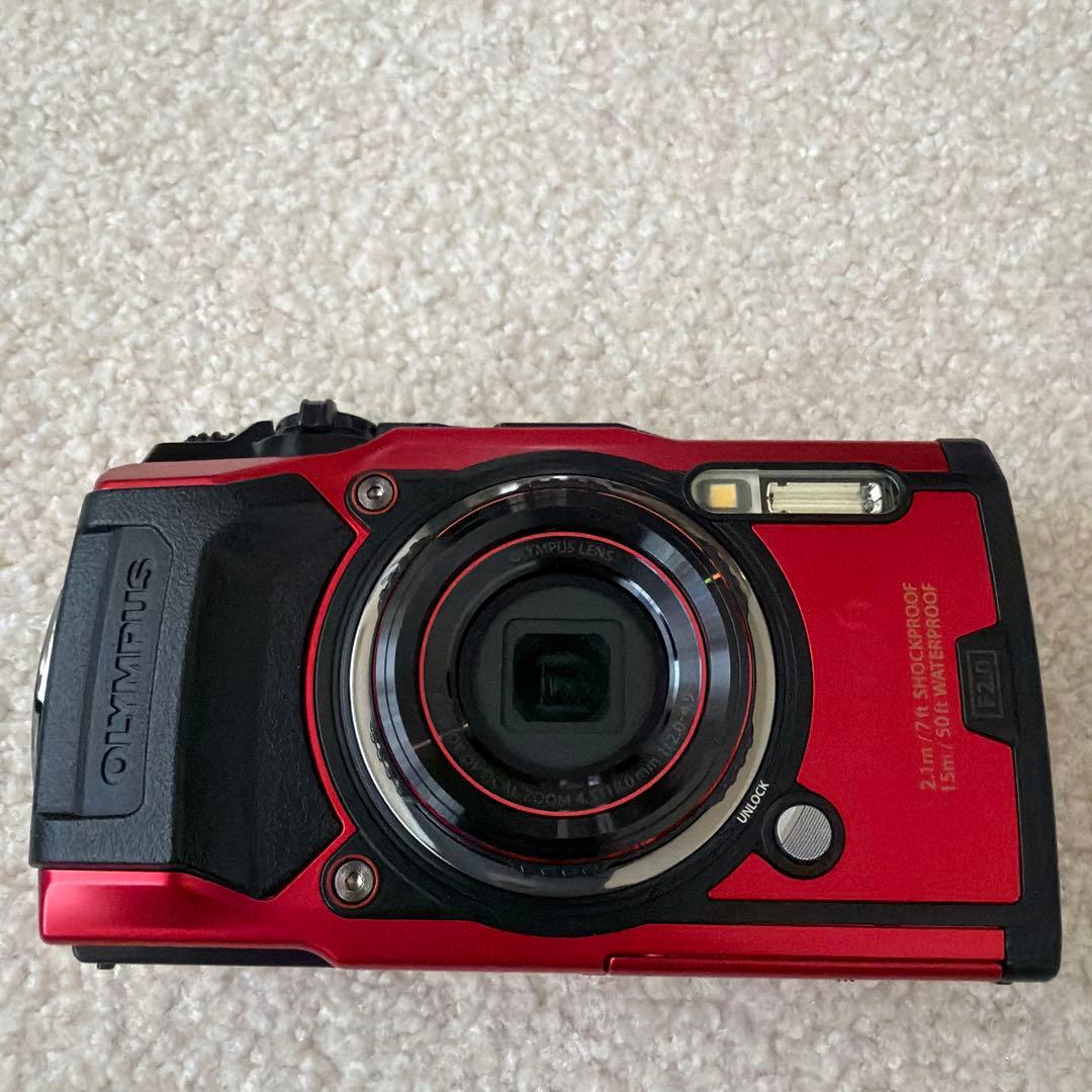 OLYMPUS Tough TG-6 レッド Amazon.com : OM SYSTEM Olympus TG-6 Red Underwater Camera