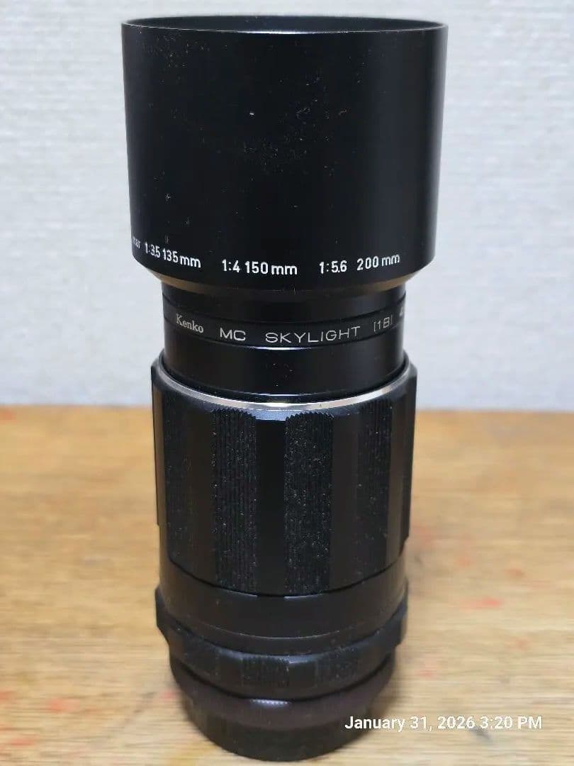 Asahi Opt. 135-200mm MC SKYLIGHT レンズ