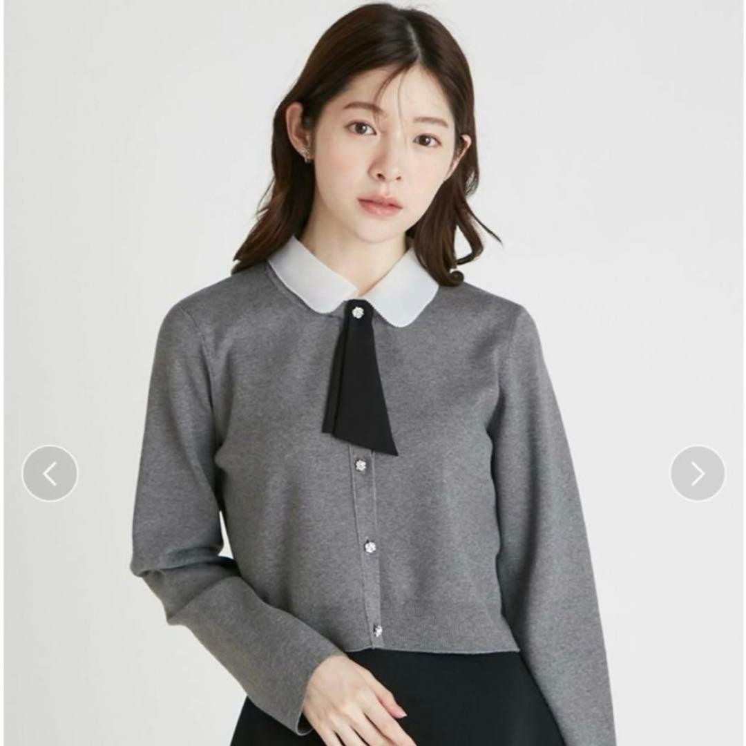 セルフォード selford デタッチャブル総針カーディガン　グレー 36 限定カラーあり】デタッチャブル総針カーディガン (ニットプルオーバー