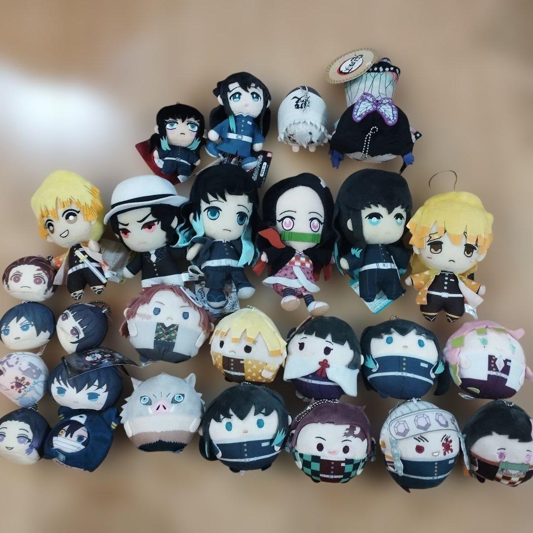 鬼滅の刃　ぬいぐるみ　まとめ　ふわころり　ともぬい　chibi 　おまんじゅう 鬼滅の刃」のデフォルメぬいぐるみ「ふわコロりん Msize2」8月発売