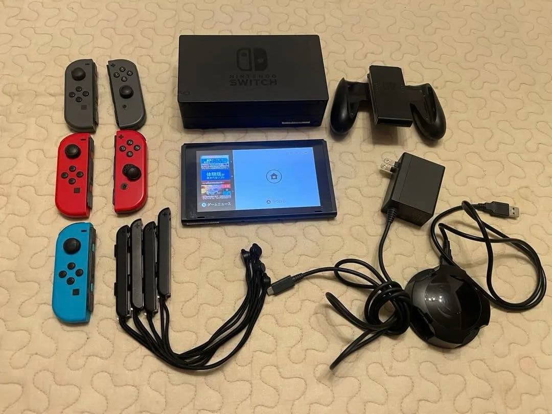 動作確認済】Nintendo Switch 本体 Joy-Con5個 付属品 - メルカリ