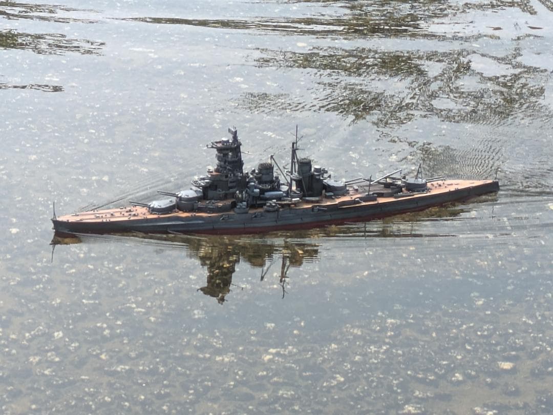 フジミ製・高速戦艦榛名1/350　RC改（防水アンプ、プロポ、受信機付属） 1/350 艦船SPOT 旧日本海軍高速戦艦 榛名 プレミアム｜FUJIMI フジミ