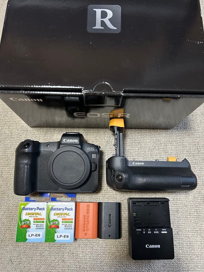 Canon キャノン EOS R ボディ　バッテリーグリップ 箱付き Amazon | HAPPYPOPO EOS R バッテリーグリップ Canon EOS R デジタル