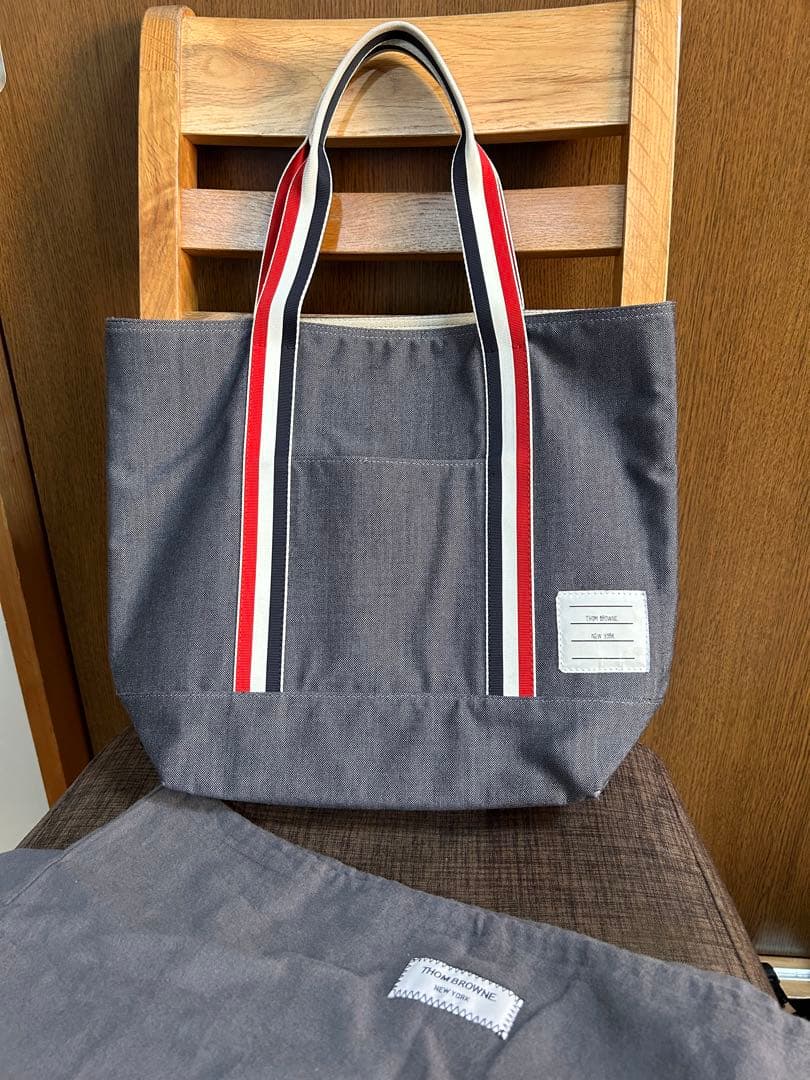 THOM BROWNE トムブラウン グレートートバッグ - メルカリ
