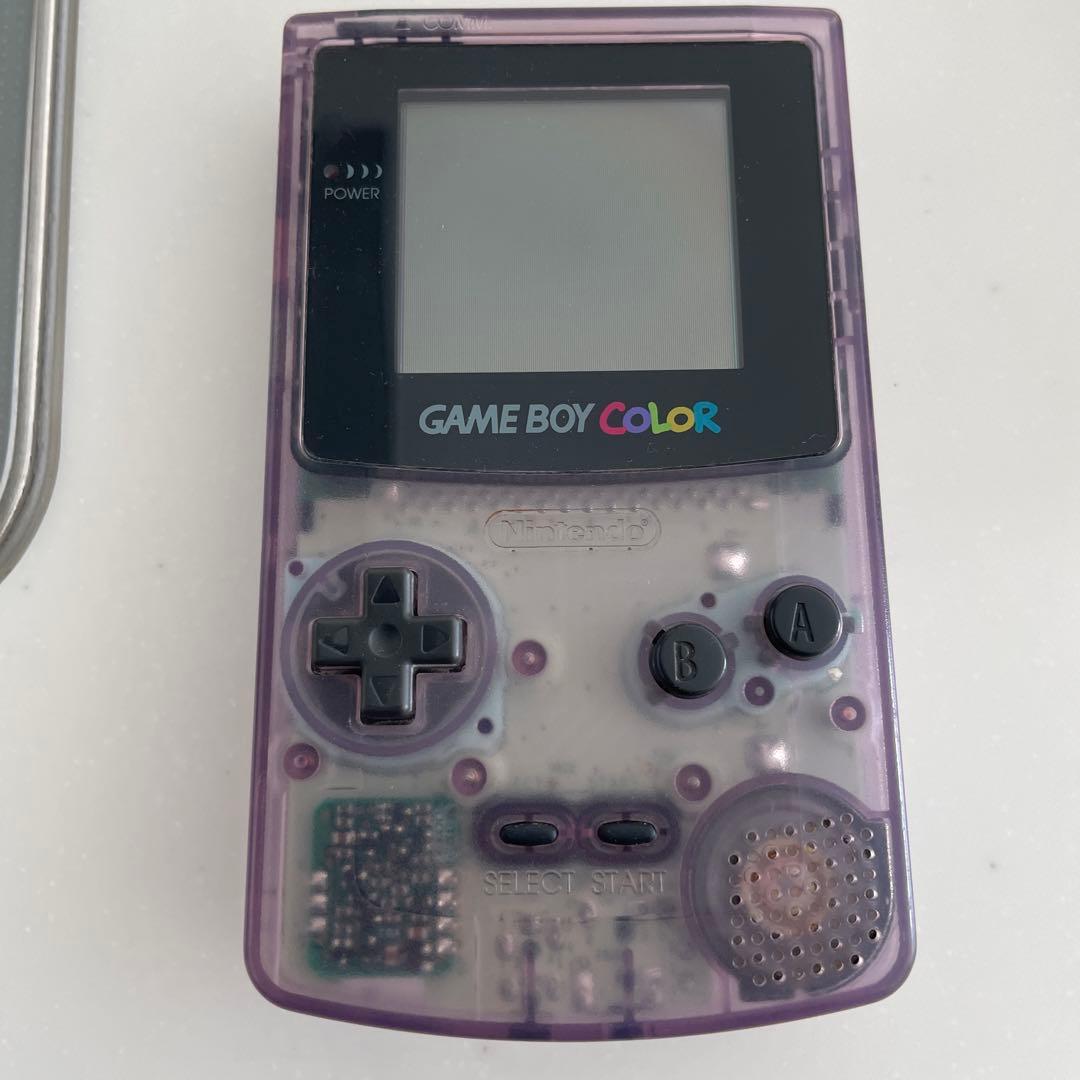 ゲームボーイカラー クリアパープル本体 - メルカリ