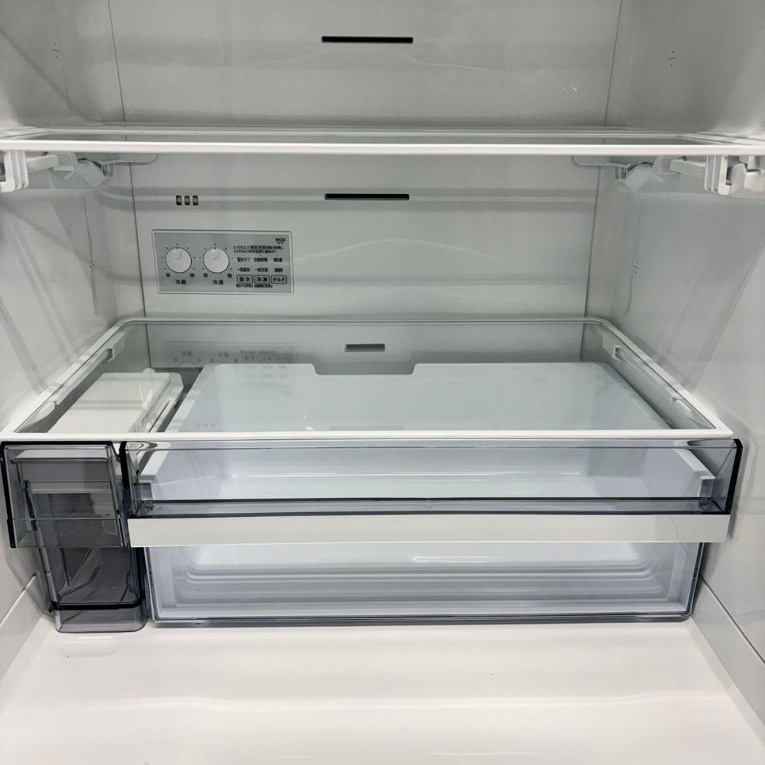 540東芝2024年製 大型冷蔵庫 ガラス割れあり 完動品 300L強 自動製氷