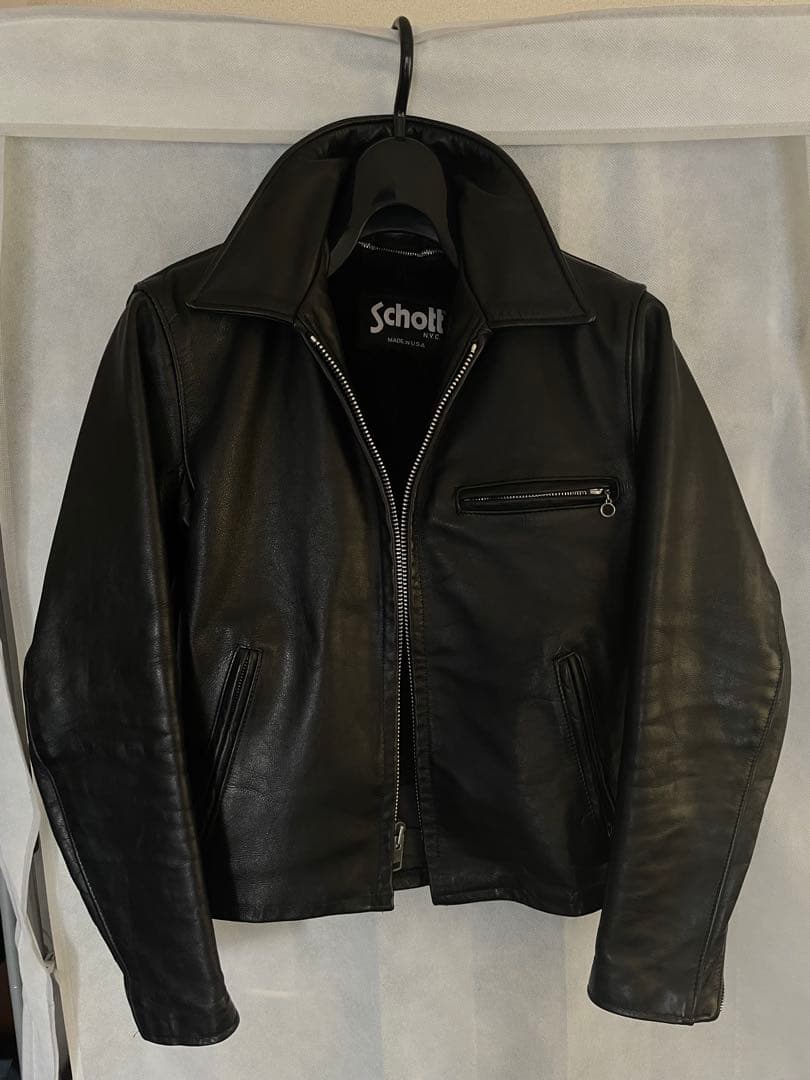 【Schott】643Eレザージャケット 34サイズ 黒 Schott】643Eレザージャケット 34サイズ 黒 - メルカリ